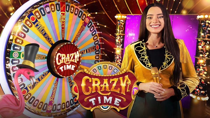 Crazy Time, spel i Trixino Casinos lobby